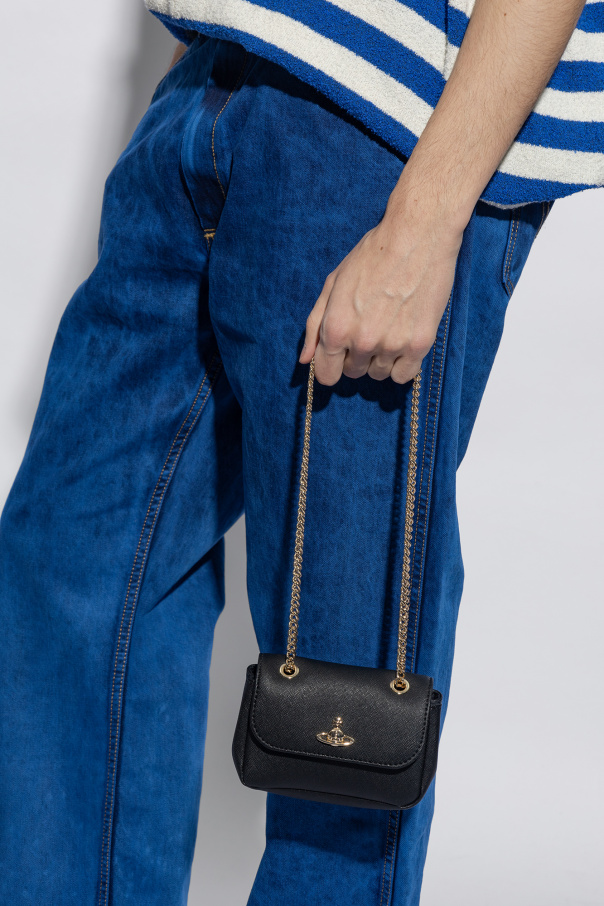 Black Shoulder bag with logo Vivienne Westwood - to classic